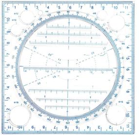 img 1 attached to 📐 Springhall Multifunctional Drawing Ruler: Angle, Circle Maker & Geometric Template