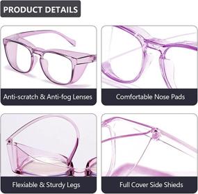 img 2 attached to Glasses Rayharyo Stylish Fashion Protective Occupational Health & Safety Products