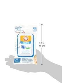 img 1 attached to Munchkin Arm & Hammer Pacifier Wipes - Convenient 4 Pack of 36 Wipes Each