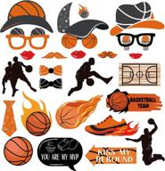 basketball birthday supplies backdrop decorations logo