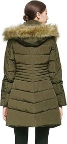 img 3 attached to 🧥 Orolay Women's Down Coat: Stay Warm & Stylish with Removable Faux Fur Hood