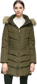 img 1 attached to 🧥 Orolay Women's Down Coat: Stay Warm & Stylish with Removable Faux Fur Hood