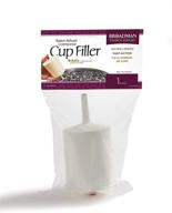 efficient and hygienic broadman church supplies communion cup filler, 16oz white plastic - convenient button-release feature! logo