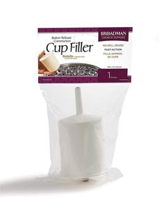 img 2 attached to Efficient and Hygienic Broadman Church Supplies Communion Cup Filler, 16oz White Plastic - Convenient Button-Release Feature!