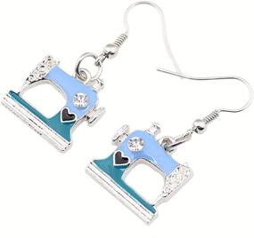 img 2 attached to 🎀 Personalized Girls' Jewelry: WEVENI Machine Earrings