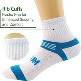 img 3 attached to BIOAUM Men's Athletic Socks, Size 10-13