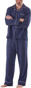 img 4 attached to PajamaGram Classic Pajamas Men Cotton