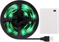 🌈 innovative inextstation led strip light: battery & usb powered, 5v 60 units smd5050 leds waterproof led tape (100cm, green) логотип