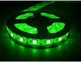 img 1 attached to 🌈 Innovative iNextStation LED Strip Light: Battery & USB Powered, 5V 60 Units SMD5050 LEDs Waterproof LED Tape (100cm, Green)