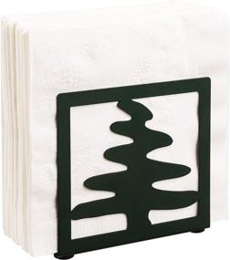 img 4 attached to MyGift Forest Green Tone Napkin Christmas