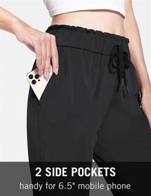 img 1 attached to Спортивные спортивные штаны BALEAF Joggers Drawstring