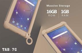 img 1 attached to 📱 TAB 7G Tablet: 7 Inch Android Tablet, Oreo GO Edition, 16GB Storage, HD Display, WiFi & Bluetooth