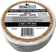 imus seal butyl joist tape: ultimate waterproofing solution for flashing deck joists and beams (1-5/8” x 50’) logo