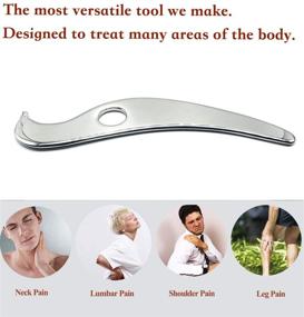 img 2 attached to Medical Grade Stainless Guasha Massage Wellness & Relaxation