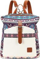 vintage women's backpack: stylish shoulder daypack, handbags, and wallets in fashionable backpacks logo