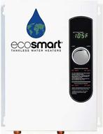 🚰 efficient ecosmart eco 18 electric tankless water heater: 18 kw at 240 volts with self modulating technology logo