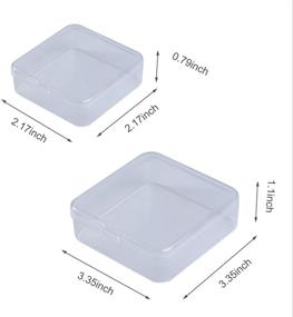 img 1 attached to 📦 30 Pack of SYS Plastic Bead Containers Organizer Storage Boxes - Mix Size1 (20pcs 5.5CM & 10pcs 8.5CM)