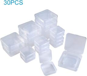 img 3 attached to 📦 30 пачек пластиковых контейнеров для бисера SYS органайзер хранения ящиков - Mix Size1 (20шт 5.5СМ и 10шт 8.5CM)
