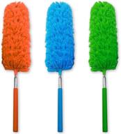 versatile cleaning duster: extendable microfiber telescoping brush for home, office, and car dusting logo