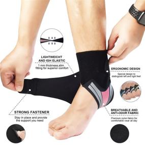 img 3 attached to Milec Adjustable Compression Fasciitis Protection Occupational Health & Safety Products