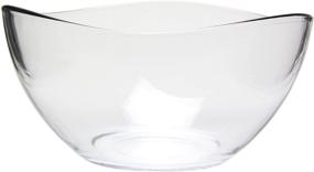 img 2 attached to 🍲 Versatile Medium Clear Glass Serving Mixing Bowl: A Stylish Essential for Every Kitchen