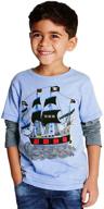 👕 coralup little t shirts motorcycle: boys' clothing for active 5-6-year-olds logo