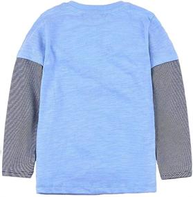 img 1 attached to 👕 Coralup Маленькие футболки "Мотоцикл": Детская одежда для активных 5-6-летних мальчиков