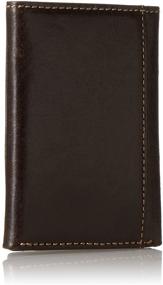 img 3 attached to 👛 Nocona Diagonal Cross Embossed Trifold Wallet