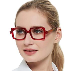 img 4 attached to 👓 Trendy OCCI CHIARI Reading Glasses for Women - Available in Multiple Strengths (1.0, 1.25, 1.5, 1.75, 2.0, 2.25, 2.5, 2.75, 3.0, 3.5, 4.0, 5.0, 6.0)