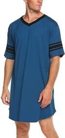 img 2 attached to REDWOON Nightwear Nightshirt Sleeve Pajama