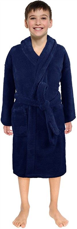 ultra soft plush shawl robes girls 로고