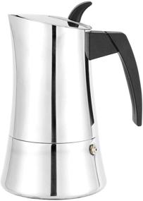 img 3 attached to ☕ Нержавеющая стальная индукционная кофеварка Мокка-пот - Cuisinox Capri 9 Cup Эспрессо кофеварка