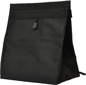 img 3 attached to 🗑️ Maxsa 21520 Waterproof Seatback Trash Can: Secure Velcro Closure, Stylish Black Design