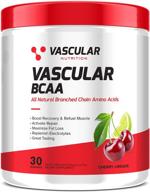 vascular nutrition bcaa powder: cherry limeade flavor for muscle support & recovery logo