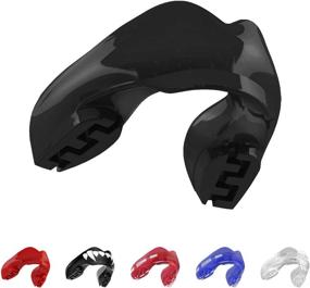 img 4 attached to 🦷 Re-Mouldable SAFEJAWZ Mouthguard for Braces, One Size Mouth Guard with Case for Contact Sports: Boxing, Basketball, Football, MMA, Lacrosse, Hockey