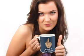 img 1 attached to ☕ Decodyne Funny Coffee Mug: Color Changing Cutestyle for Women, 16 oz.