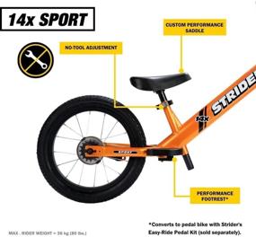 img 3 attached to 🚲 Strider Sport Balance Bike - Ages 3 to 7 Years - Pedal Conversion Kit available separately