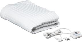 img 4 attached to 🔌 Electrowarmth Twin Extra Long Electric Heated Blanket - White
