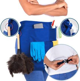 img 3 attached to 🧹 SupplyMaid Waterproof Professional Cleaning Apron: The Ultimate Time-Saver for House Cleaners, Hotels, Casinos, and More