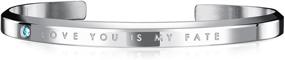 img 3 attached to XOYOYZU Bracelet Stainless Bracelets Birthday