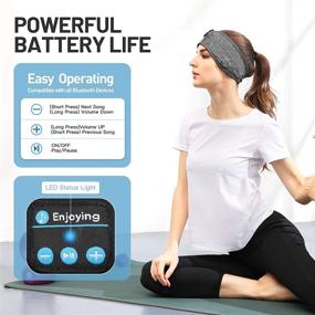 img 1 attached to Navly Sleep Headphones Bluetooth Headband