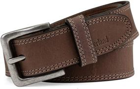 img 3 attached to 👞 Brown Leather Timberland Men's Accessories - 35mm Width