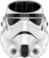 galactic perfection: uncanny brands star wars stormtrooper 🍞 toaster - imprints the iconic empire logo onto your toast logo