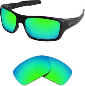 img 4 attached to 🕶️ Enhance Your Style with Tintart Performance Polarized Etched Emerald Men's Accessories for Sunglasses & Eyewear