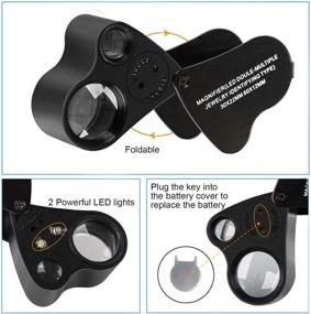 img 1 attached to 🔬 EnTeck Magnifying Illuminated Microscope for Beading & Jewelry Making