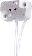 holder rectangular porcelain socket halogen logo