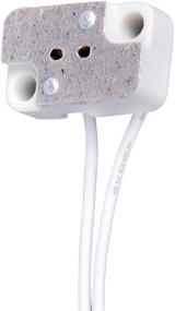 img 2 attached to Holder Rectangular Porcelain Socket Halogen