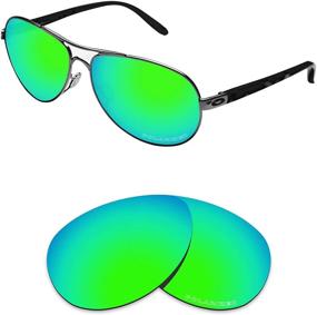 img 4 attached to Tintart Performance Compatible Polarized Etched Emerald Men's Accessories and Sunglasses & Eyewear Accessories