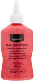 img 3 attached to 🌈 Amazon Basics Glittery Metallic Glue, Assorted Colors, Washable, 5-oz each, Pack of 4