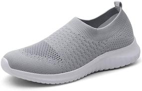 img 4 attached to Lancrop Mens Sock Walking Shoes: Optimal Comfort and Style for Men